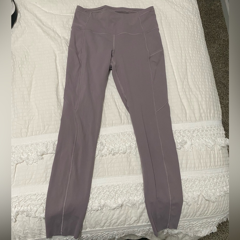 Lululemon size 6 leggings purple